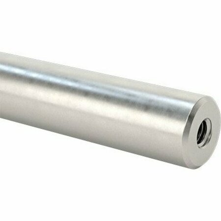 BSC PREFERRED Tapped Linear Motion Shaft Tapped on Both Ends 52100 Alloy Steel 3/4 Diameter 8 Long 6649K199